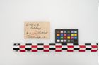 Etikett zu Bernsteinperlenkette (NHMW-PRAE-024629)